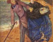 Writing on the Sand - 但丁·加百利·罗塞蒂